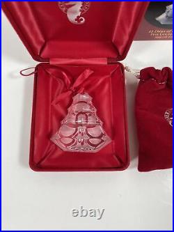 1999 Waterford Crystal Ornament-Twelve Days of Christmas- 5 Golden Rings with Box