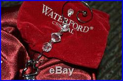 2 Waterford Ruby & Emerald Cased 2006 & 2007 Annual Christmas Ball Ornaments NIB