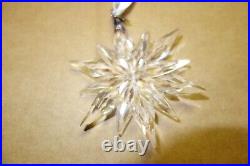 20 YEARS Swarovski 2011 Annual Edition Snowflake Christmas Ornament Crystal