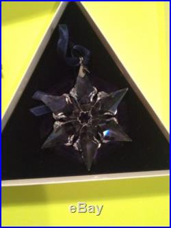2000 Annual Limited Edition Swarovski Crystal Christmas Snowflake Ornament BOX