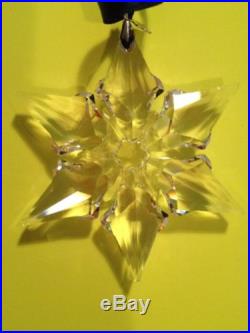 2000 Annual Limited Edition Swarovski Crystal Christmas Snowflake Ornament BOX