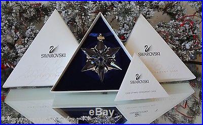 2000 NIB SWAROVSKI CRYSTAL ANNUAL CHRISTMAS ORNAMENT STAR/SNOWFLAKE #243452