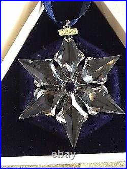 2000 Swarovski Crystal Annual Christmas Holiday ORNAMENT Original Box COA LARGE