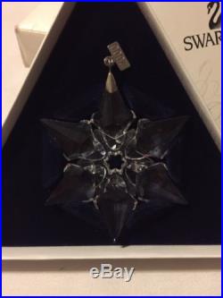 2000 Swarovski Crystal Annual Christmas Star Snowflake Holiday Ornament MIB