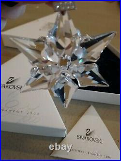 2000 Swarovski Crystal Christmas Annual Ornament Large