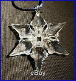 2000 Swarovski Crystal Christmas Star Ornament New in Box with Certificate