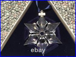 2000 Swarovski Crystal Snowflake Star 6th Annual Ornament Box, Sleeve & COA