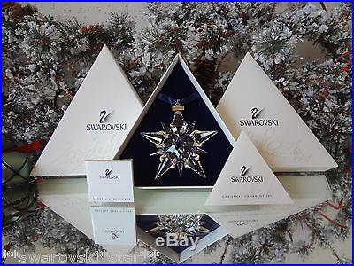 2001 NIB SWAROVSKI CRYSTAL ANNUAL CHRISTMAS ORNAMENT STAR/SNOWFLAKE #267941