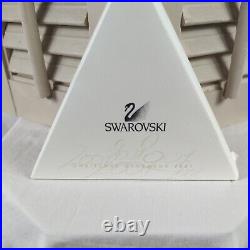 2001 SWAROVSKI Annual Crystal Snowflake Christmas Ornament with Box Paperwork