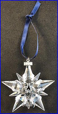 2001 Swarovski Christmas Crystal Star Snowflake Ornament - Mint - No Box