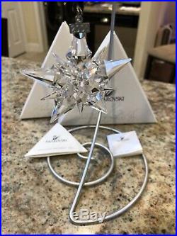 2001 Swarovski Crystal Annual Christmas Ornament Star Snowflake