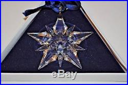 2001 Swarovski Crystal Annual Christmas Ornament Star / Snowflake