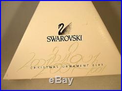 2001 Swarovski Crystal Annual Christmas Snowflake Star Ornament 267941 New