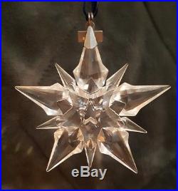 2001 Swarovski Crystal Annual Limited Edition Christmas Ornament Star/Snowflake