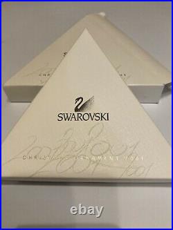 2001 Swarovski Crystal Christmas Ornament New In Box