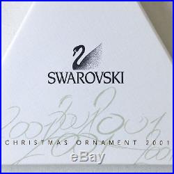 2001 Swarovski Crystal Christmas Ornament Star Snowflake Box Ornament