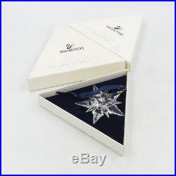 2001 Swarovski Crystal Snowflake Christmas Ornament with Both Boxes