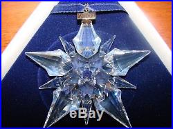 2001 Swarovski Crystal Snowflake Christmas Ornament with Box, COA VERY NICE