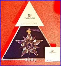 2001 Swarovski Crystal Star Ornament Mint In Box