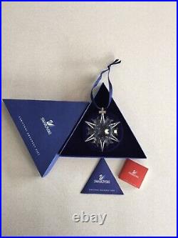 2002 Swarovski Crystal Annual Christmas Holiday ORNAMENT Original Box COA MINT