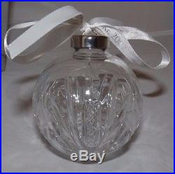 2002 Waterford Crystal TIMES SQUARE HOPE FOR HEALING Ball Christmas Ornament