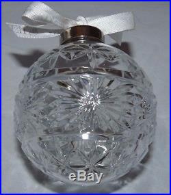 2003 Waterford Crystal TIMES SQUARE HOPE FOR COURAGE Ball Christmas Ornament