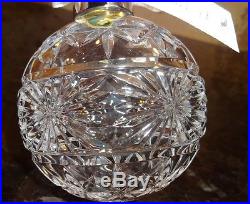 2003 Waterford Crystal TIMES SQUARE Hope for Courage Ball Christmas Ornament