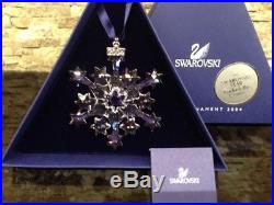 2004 NEW Swarovski Crystal (Rockefeller) Christmas Ornament with certificate