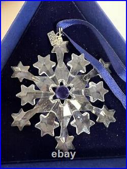 2004 SWAROVSKI Annual Christmas Snowflake Ornament Original Box EUC
