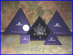 2004 Swarovski Crystal Annual Christmas Ornament Rare Rockefeller Center Star