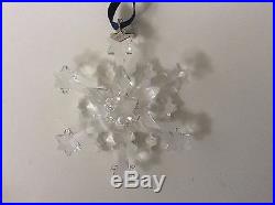 2004 Swarovski Crystal Annual Edition Snowflake Christmas Ornament