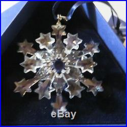2004 Swarovski Crystal Christmas Ornament Star Snowflake