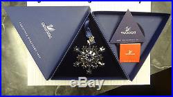 2004 Swarovski Crystal Christmas Star Snowflake Ornament Annual Limited Edition