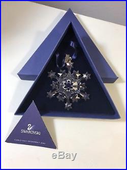 2004 Swarovski Crystal Star SNOWFLAKE CHRISTMAS ORNAMENT