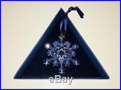 2004 Swarovski Crystal Star SNOWFLAKE CHRISTMAS ORNAMENT Rockefeller Center