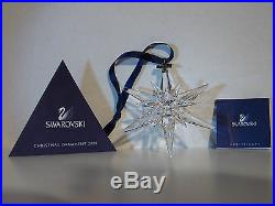 2005 SWAROVSKI CRYSTAL ANNUAL CHRISTMAS ORNAMENT STAR SNOWFLAKE RETIRED