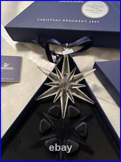 2005 SWAROVSKI Crystal Snowflake Christmas Ornament Mint Rockefeller Center