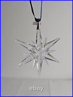 2005 Swarovski Crystal 3 Annual Christmas Holiday Ornament Box Cert Rockefeller