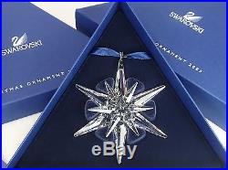 2005 Swarovski Crystal Annual Christmas Ornament Star/Snowflake