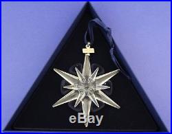 2005 Swarovski Crystal Annual Snowflake Christmas Ornament With Box