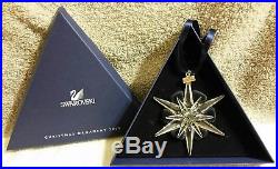 2005 Swarovski Crystal Annual Star/Snowflake Christmas Ornament with Box