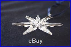 2005 Swarovski Crystal Snowflake / Star Christmas Ornament