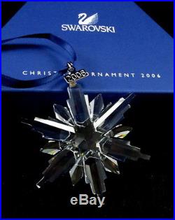 2006 SWAROVSKI CRYSTAL ANNUAL CHRISTMAS ORNAMENT (A) WithORIGINAL BOX SLEEVE