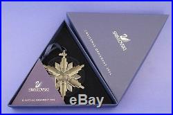 2006 Swarovski Crystal Annual Snowflake Christmas Ornament With Box