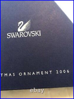 2006 Swarovski Crystal Snowflake Christmas Ornament Mint In Box With COA