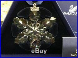 2008 NEW Swarovski Crystal Large Snowflake Christmas Ornament with certificate