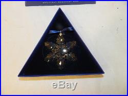 2008 Swarovski Crystal Large Christmas Ornament Snowflake Star #0942045