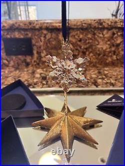 2008 Swarovski Crystal Snowflake Christmas Ornament Annual Edition Withstand