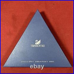 2008 Swarovski Large Annual Crystal Snowflake Christmas Ornament Star Mint