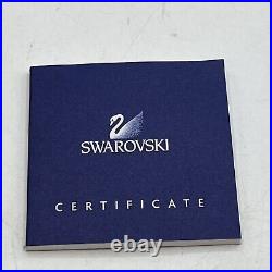 2009 Swarovski Annual Crystal Large Christmas Ornament With Boxes & Inserts